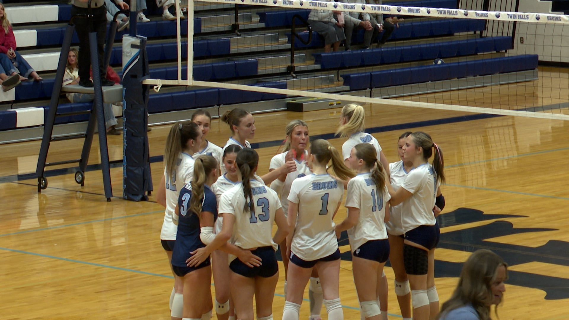 Top-Ranked Twin Falls Defeats Burley in Three Sets at District Tournament
