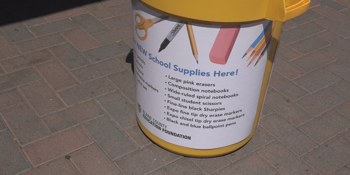 Blaine County Education Foundation launches school supply drive