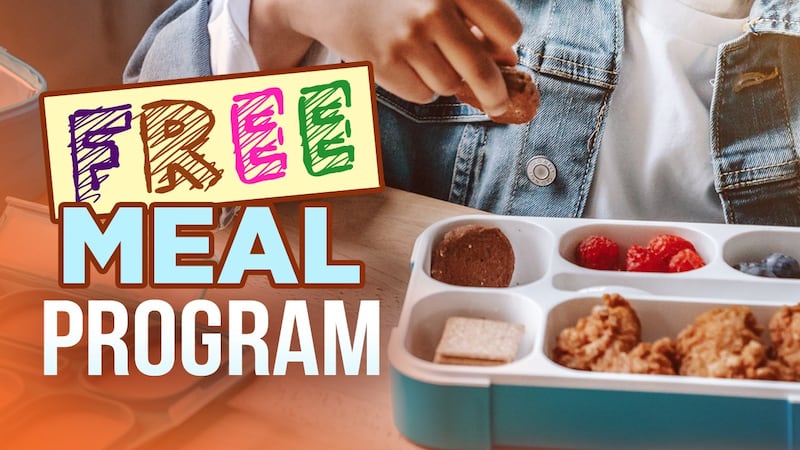 Free meal program graphic