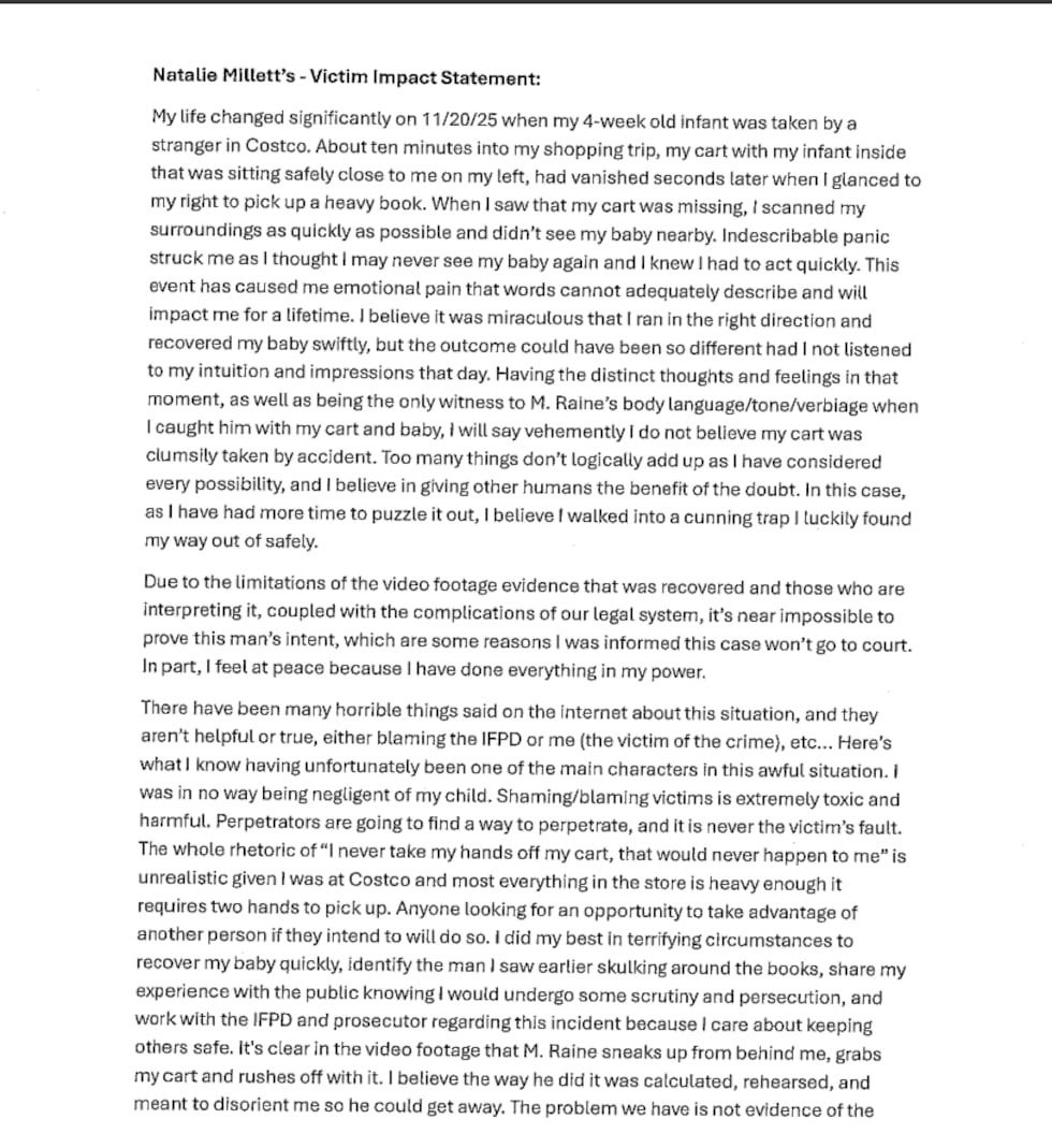 Victim Impact Statement: