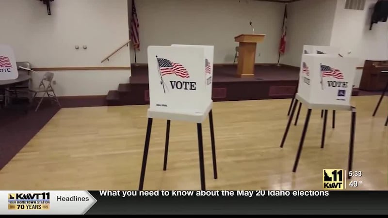 Polls are open from eight in the morning to eight in the evening. If you have an absentee...