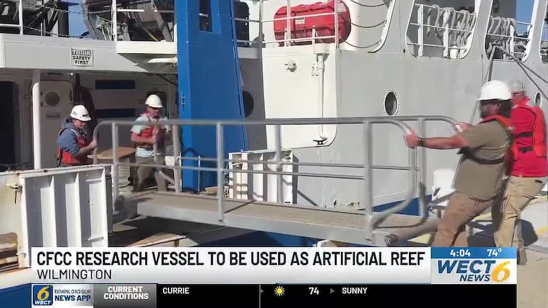 Cape Fear Community College (CFCC) is saying goodbye to its research vessel, the Cape Hatteras.